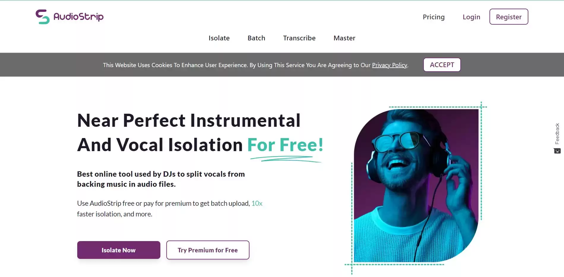 Audio Strip - Best AI Tool Core Feature and Review on Toolai